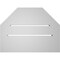 Ekena Millwork Octagonal Top Surface Mount PVC Gable Vent w/ 2"W x 2"P Brickmould Sill Frame, 16"W x 12"H GVPOT16X1203SF - alternate 5